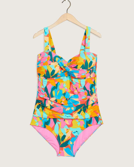 One-Piece Swimwear with Tropical Print - Anne Cole