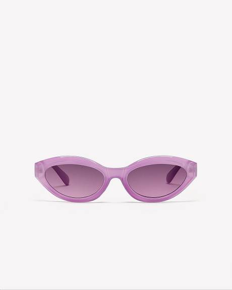 Cat-Eye Plastic Sunglasses