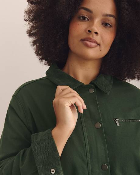 Manteau heritage en toile