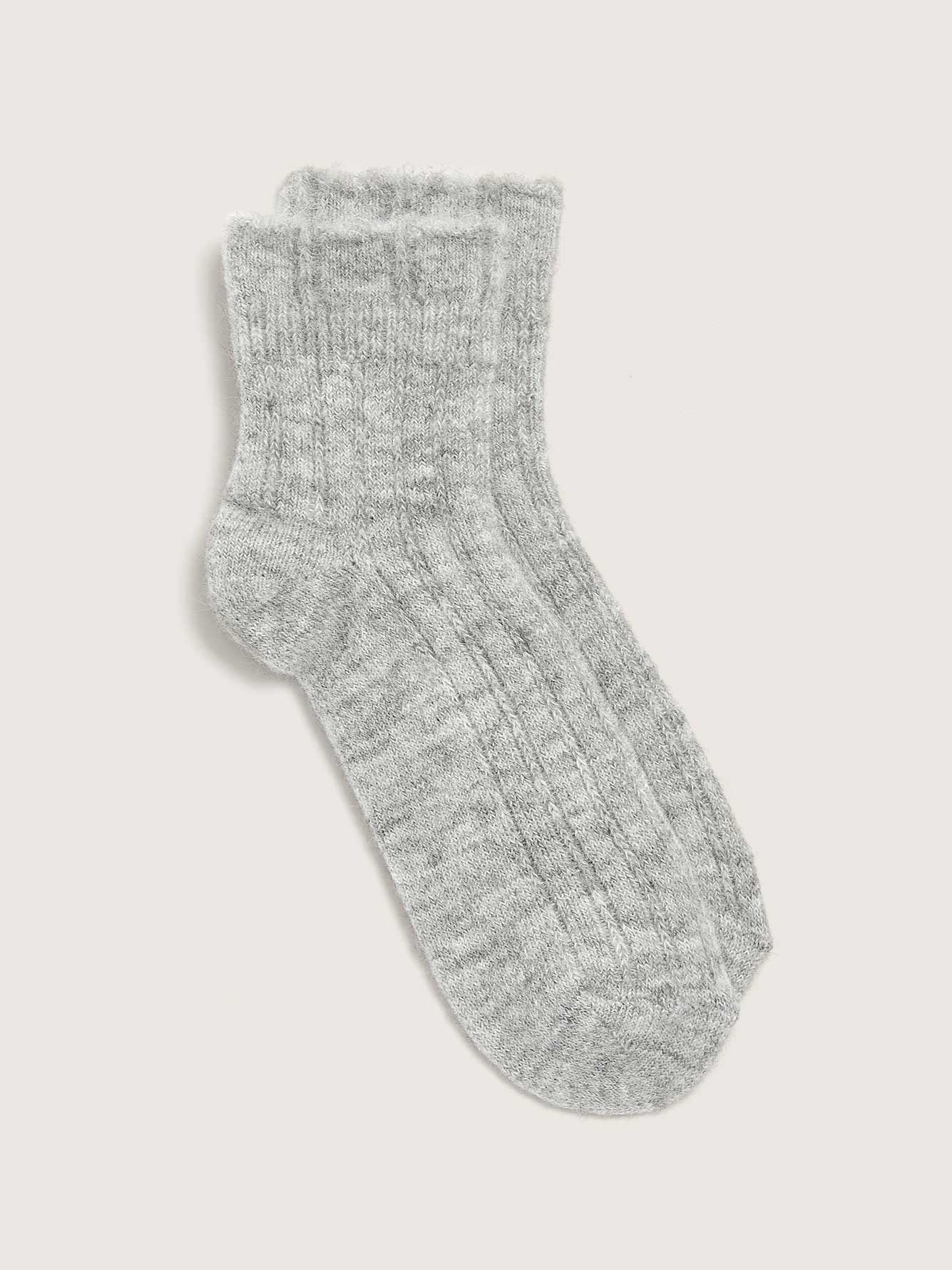 Alpaca Wool Mini Socks - Bleu Forêt | Penningtons