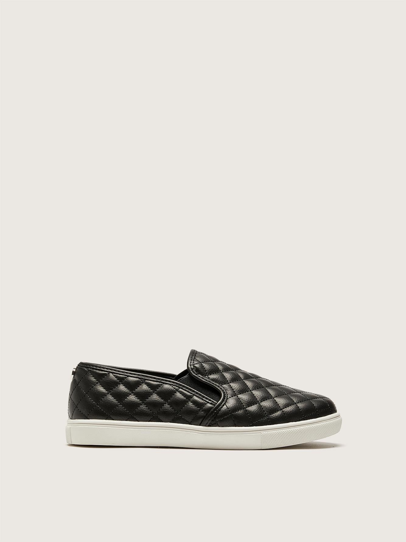 quilted slip on trainers