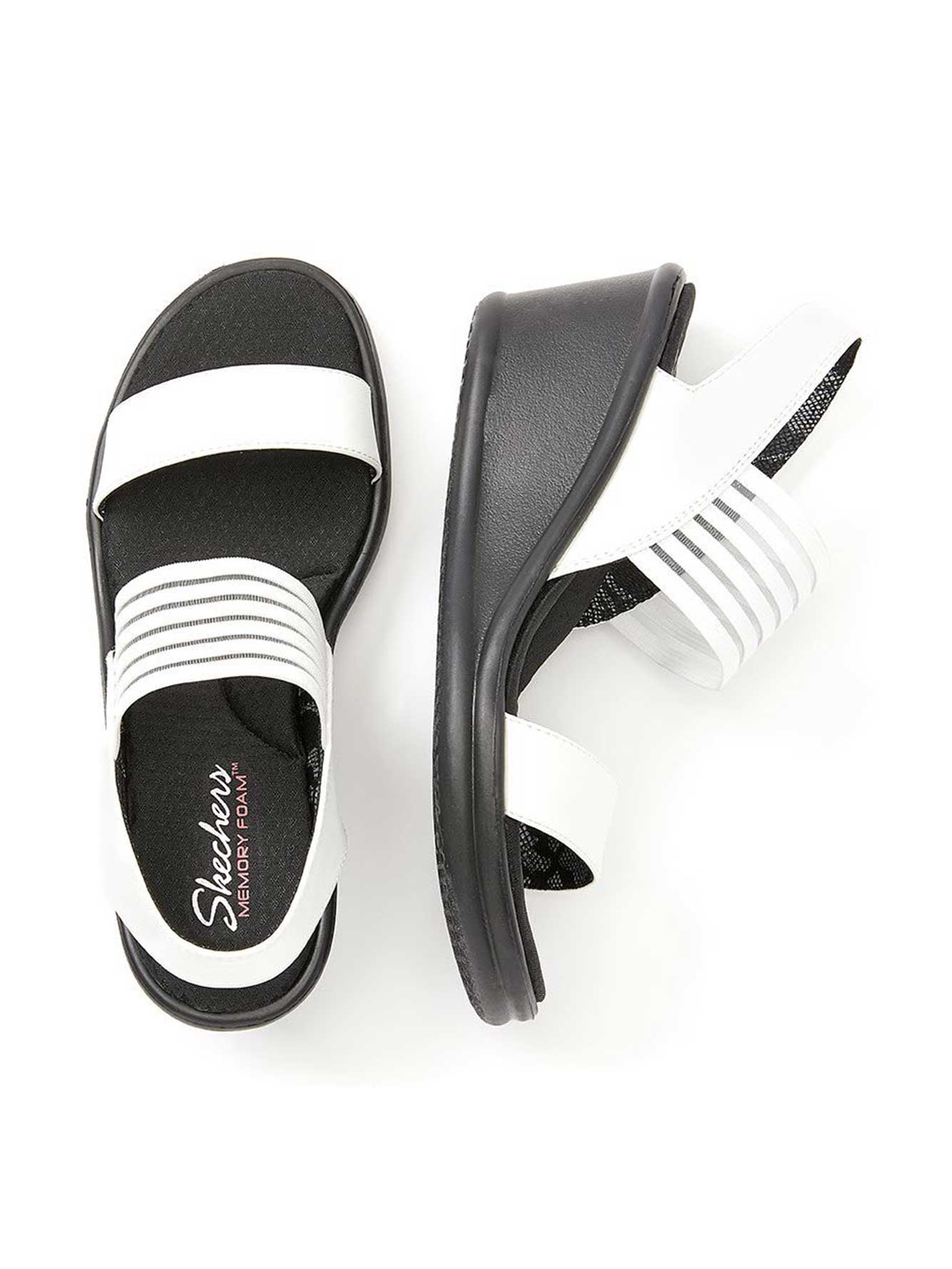 skechers sandals wide width