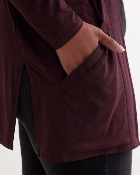 Heather Knit Cardigan with Pockets - PENN. Essentials