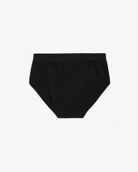 Full Seamless Ribbed Knit Brief - ti Voglio