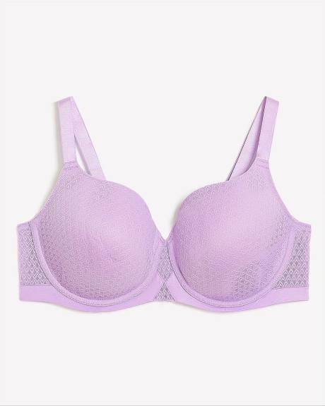 Lavender Lace Underwire T-Shirt Bra - Déesse Collection