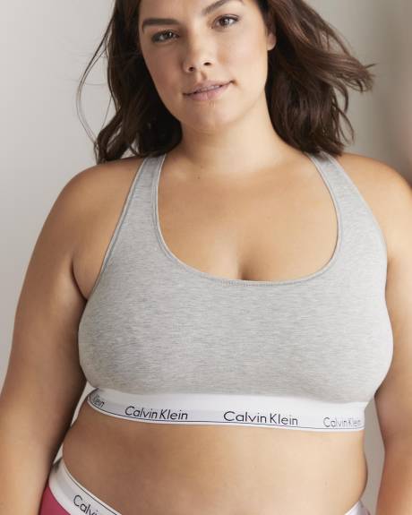 Unlined Cotton Bralette - Calvin Klein