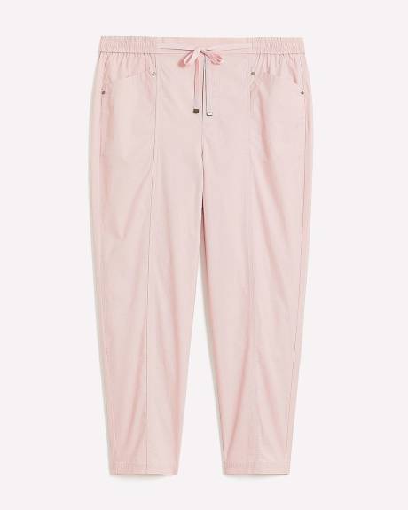 Pantalon à jambe fuselée en coton