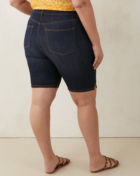 Responsible, 1948 Fit Denim Bermuda Shorts, Dark Wash - d/C JEANS