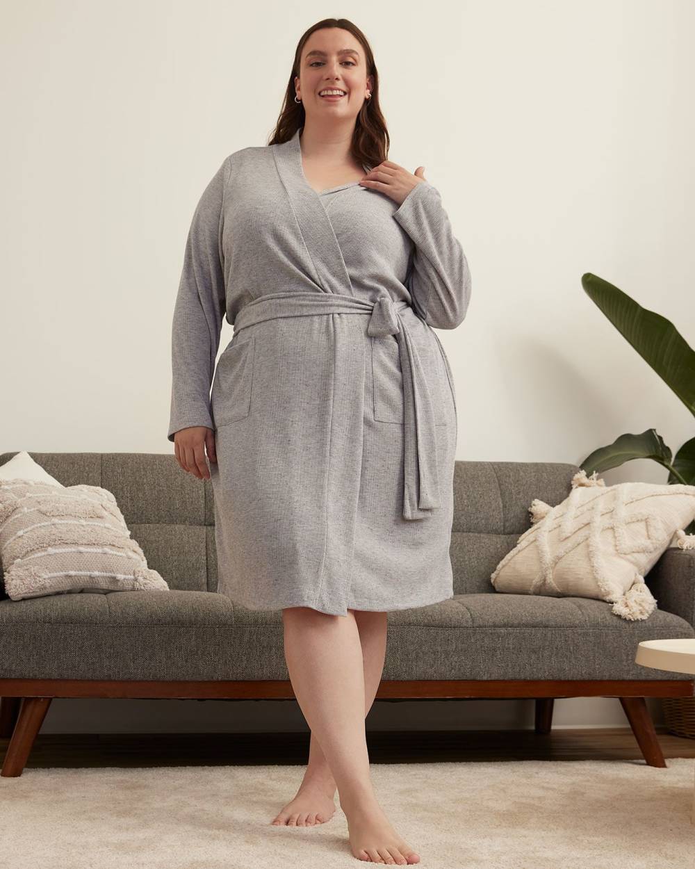 Robe de chambre 2025 grise