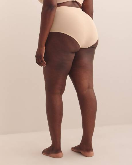 Light Control Microfibre Brief with Mesh Inserts - Déesse Collection