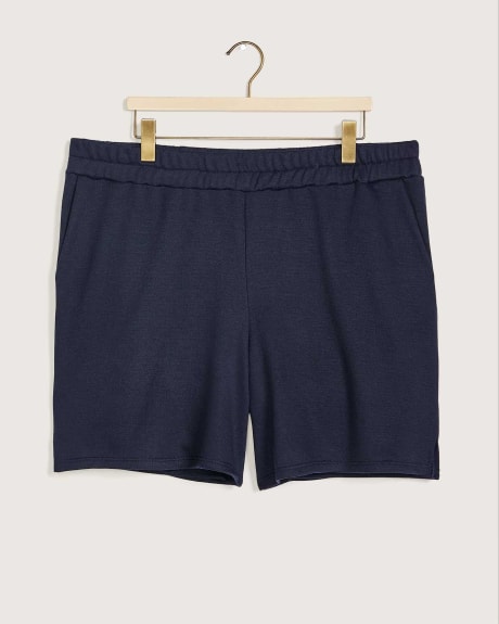 French Terry Pull-On Shorts - ActiveZone | Penningtons