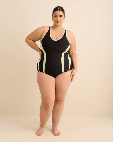 Black One-Piece Swimsuit - Active Zone