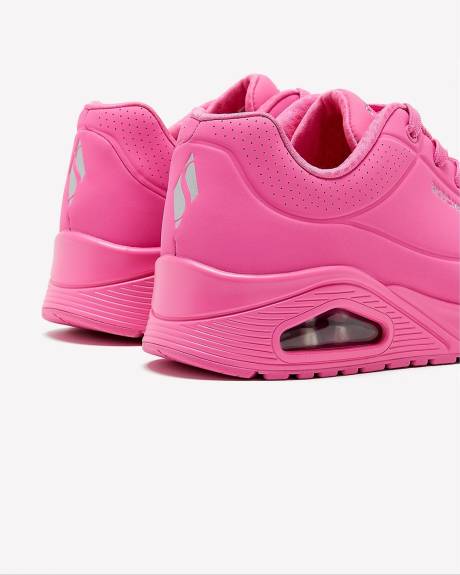 Espadrille lacée Uno Stand On Air en durabuck, pieds larges - Skechers