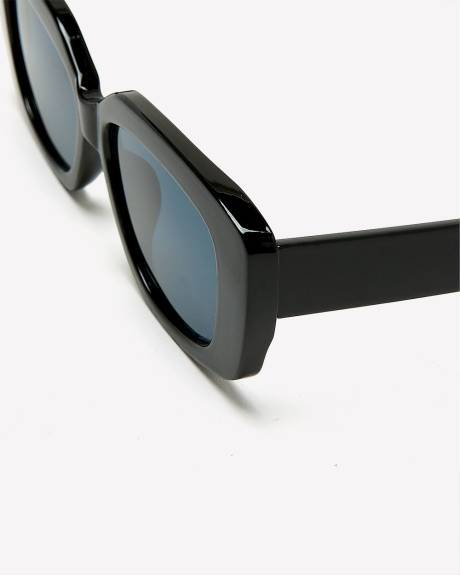 Lunettes de soleil mode rectangulaires en plastique