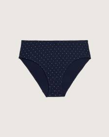 Culotte échancrée en coton à petits pois multicolores - ti VOGLIO