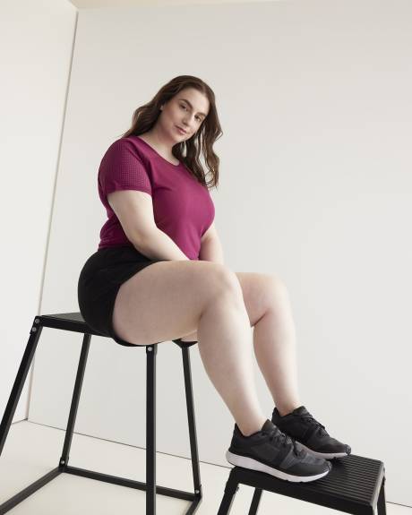 Elastic Pull-On Knit Short - Active Zone