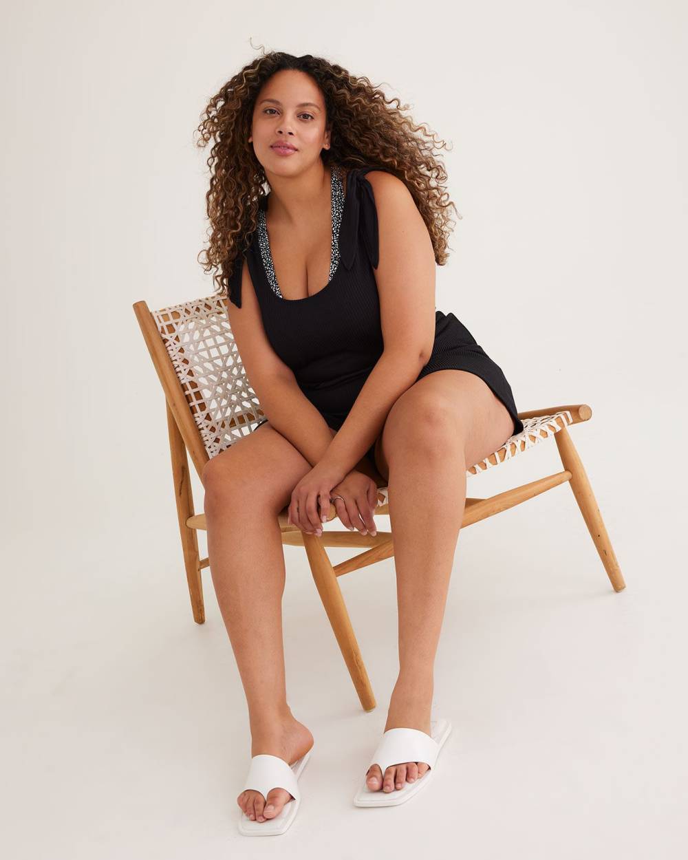 Black Swimsuit CoverUp Romper Penningtons