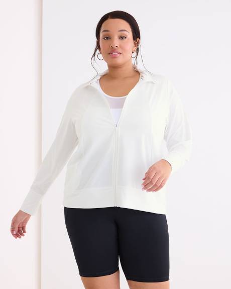 Mock Neck Zipped Jacket - Active Zone
