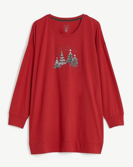 Snowy Tree Tunic and Legging Pyjama Set - ti Voglio