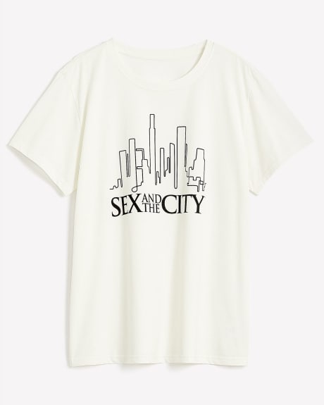 T-shirt à manches courtes avec imprimé Sex and the City