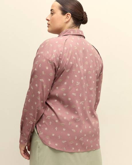 Silver Ridge Utility Patterned Long-Sleeve Shirt - Columbia