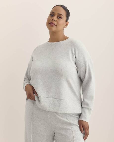 Light Knit Crewneck Sweatshirt - Active Zone