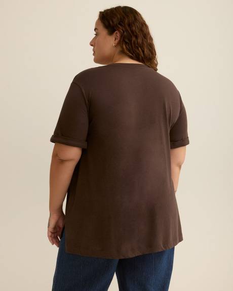 T-shirt coupe boyfriend, tissu responsable - Essentiels PENN.