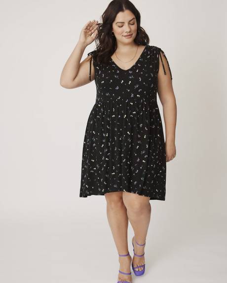 Responsible, Printed Sleeveless Knit Dress
