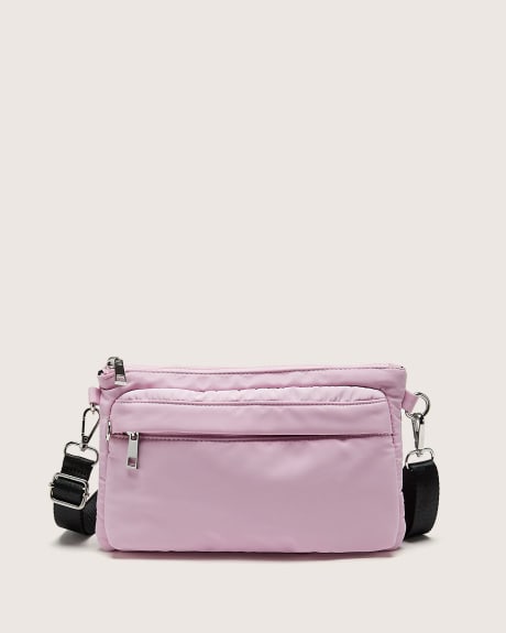 Slim Crossbody Bag With Front Zipper Pocket - ActiveZone