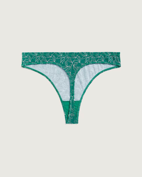 Printed Thong with Bow - tiVOGLIO