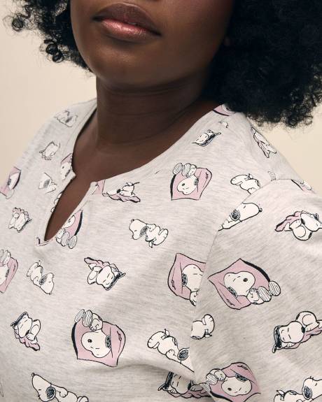 Chemise de nuit à motif de Snoopy - ti Voglio