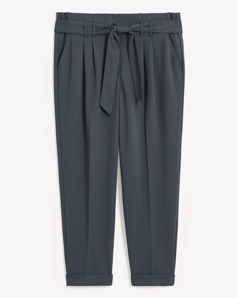 Paperbag tapered deals pants