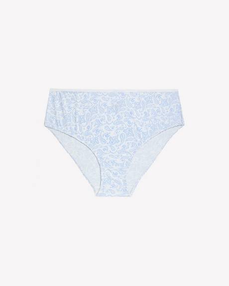 Culotte &eacute;chancr&eacute;e en coton &agrave; imprim&eacute; paisley - ti Voglio