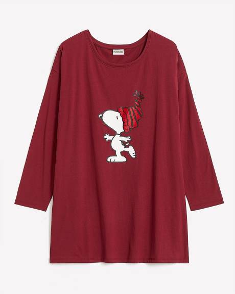 T-shirt de pyjama à manches longues de Snoopy - ti Voglio