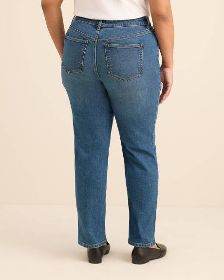 Tall, Dark Wash Classic-Fit Straight-Leg Jeans - d/C JEANS
