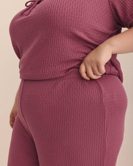 Textured Capri Pyjama Pant - ti Voglio