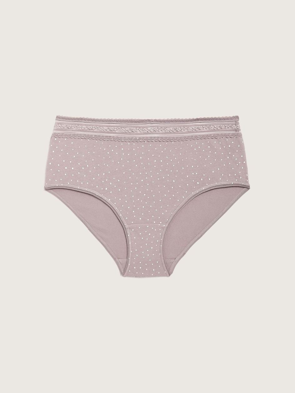 Printed Cotton Brief Panty - Addition Elle | Penningtons