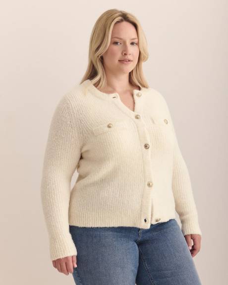 Lady-Like Sweater Cardigan - Addition Elle