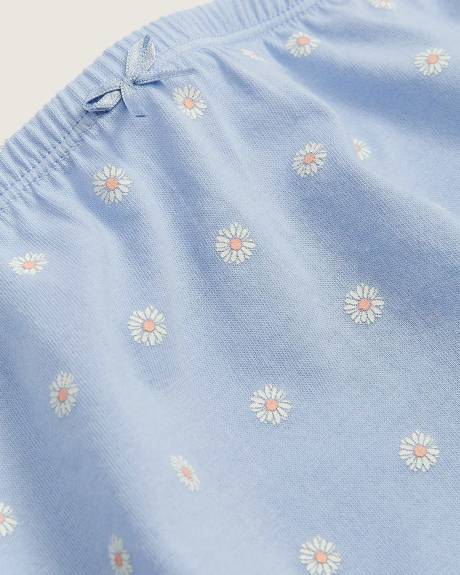 Culotte en coton à motifs de petites fleurs - ti VOGLIO