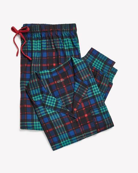 Brushed Plaid Pyjama Set - ti Voglio