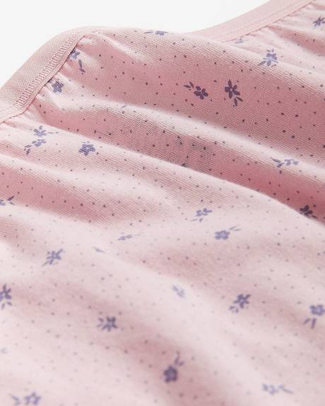 Culotte classique en coton fleuri avec élastique scintillant - ti Voglio
