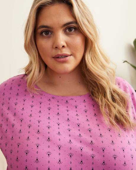 Chemise de nuit longue à motif - ti Voglio