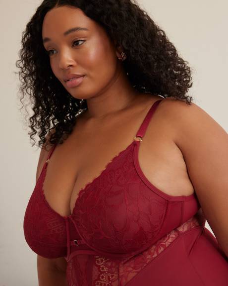 Sexy Underwire Lace Bodysuit - Déesse Collection