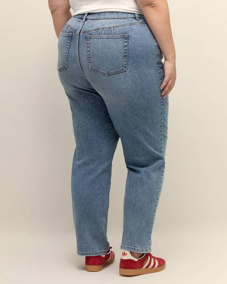 Petite, Curvy-Fit Straight-Leg Jean - d/C JEANS