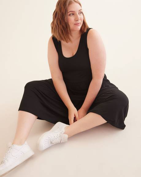 Responsible, Sleeveless Tiered Maxi Dress