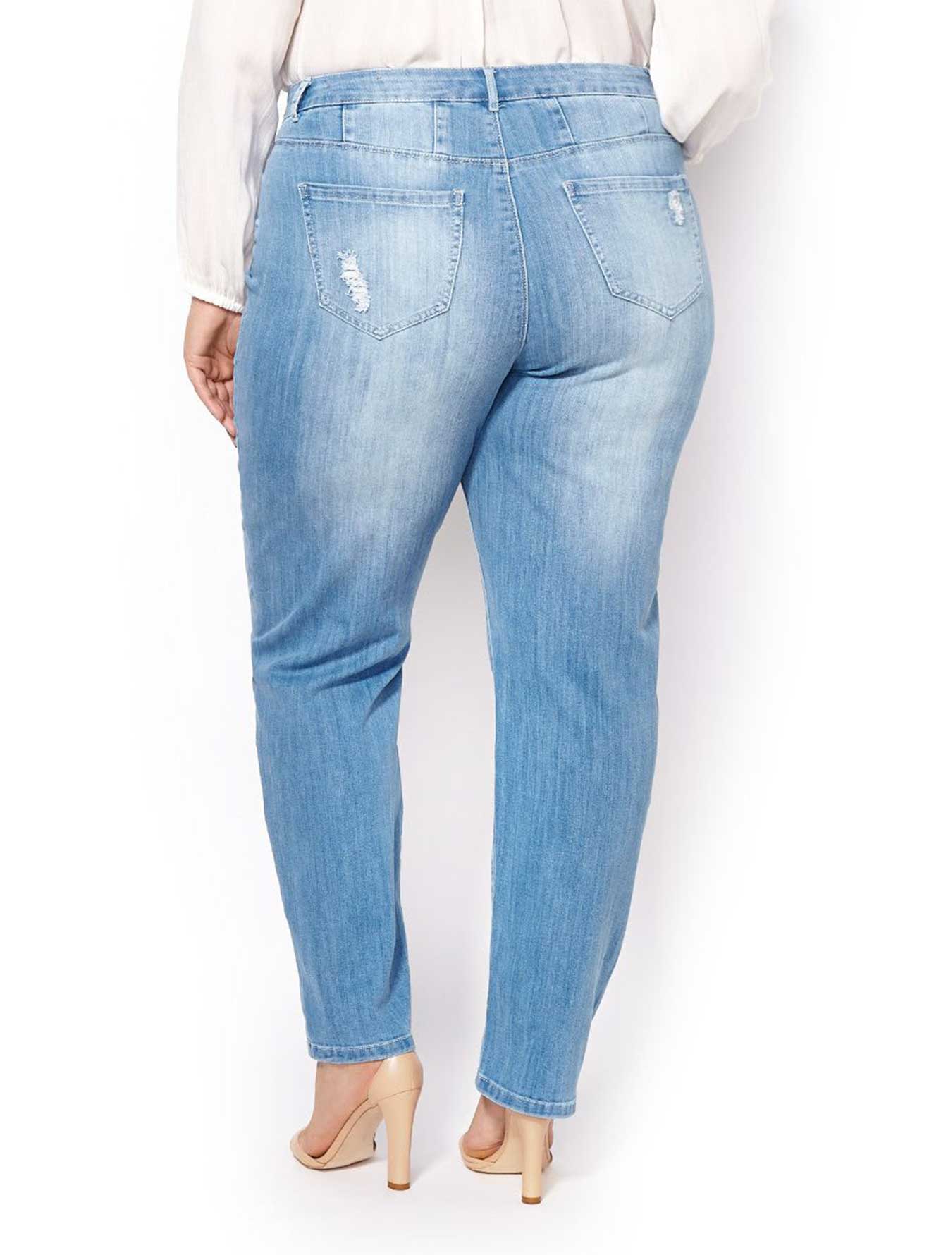 d/c JEANS Curvy Fit Straight Leg Jean Penningtons