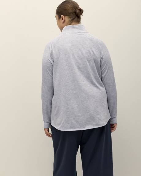 Half-Zip Mock-Neck Pull-Over - Active Zone
