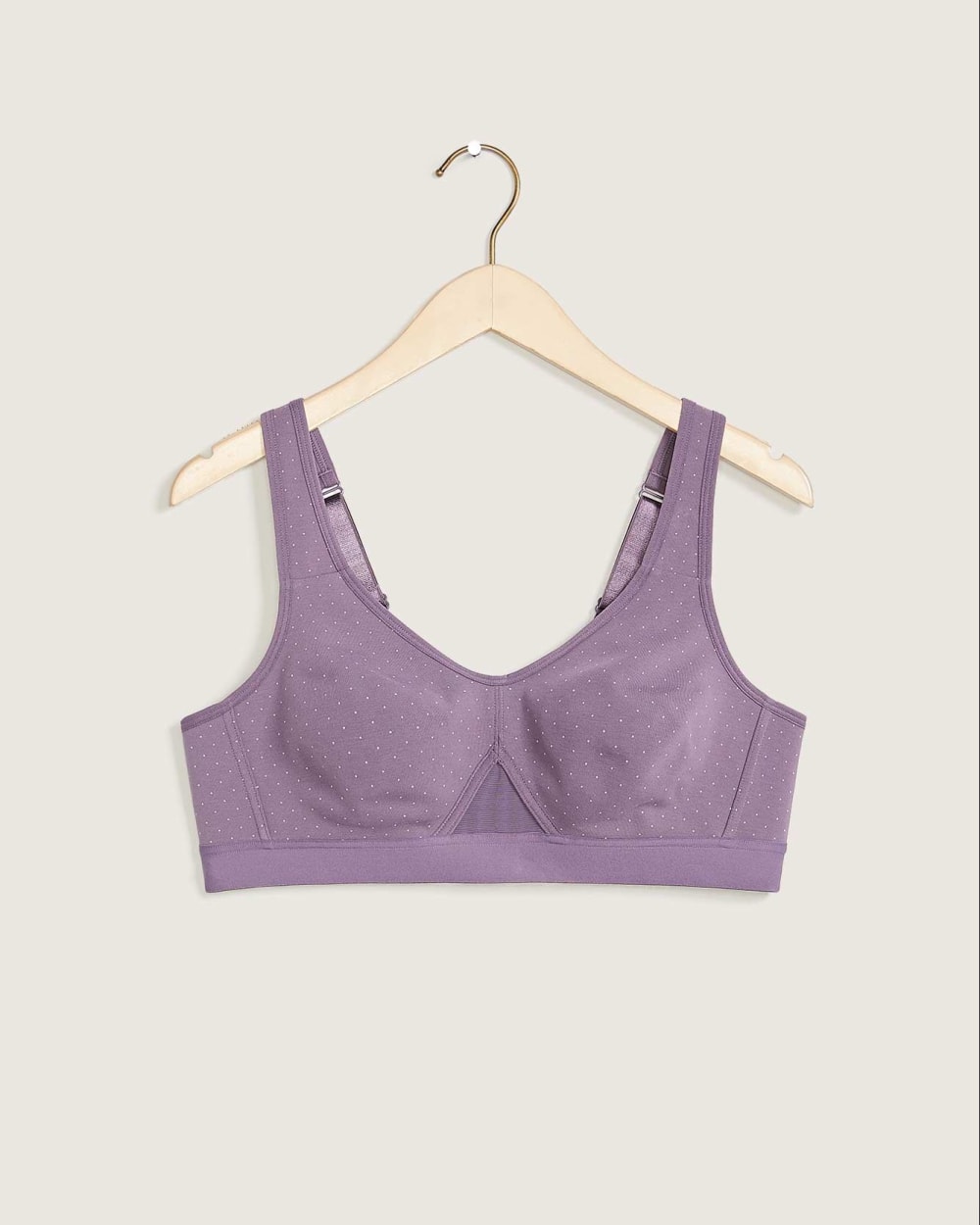 Cotton Sports Bras for Women TIANEK High Impact Front Closure Wirefree  Stappy Convertible Knix Bras for Women Wireless,Purple
