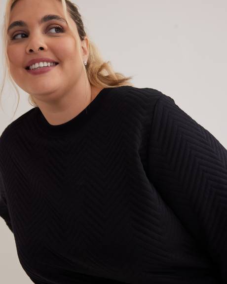 Textured Sweatshirt - Active Zone