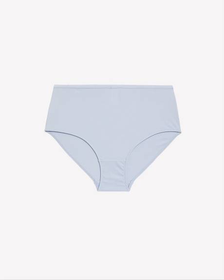 Blue Ribbed Microfibre Full Brief - ti Voglio